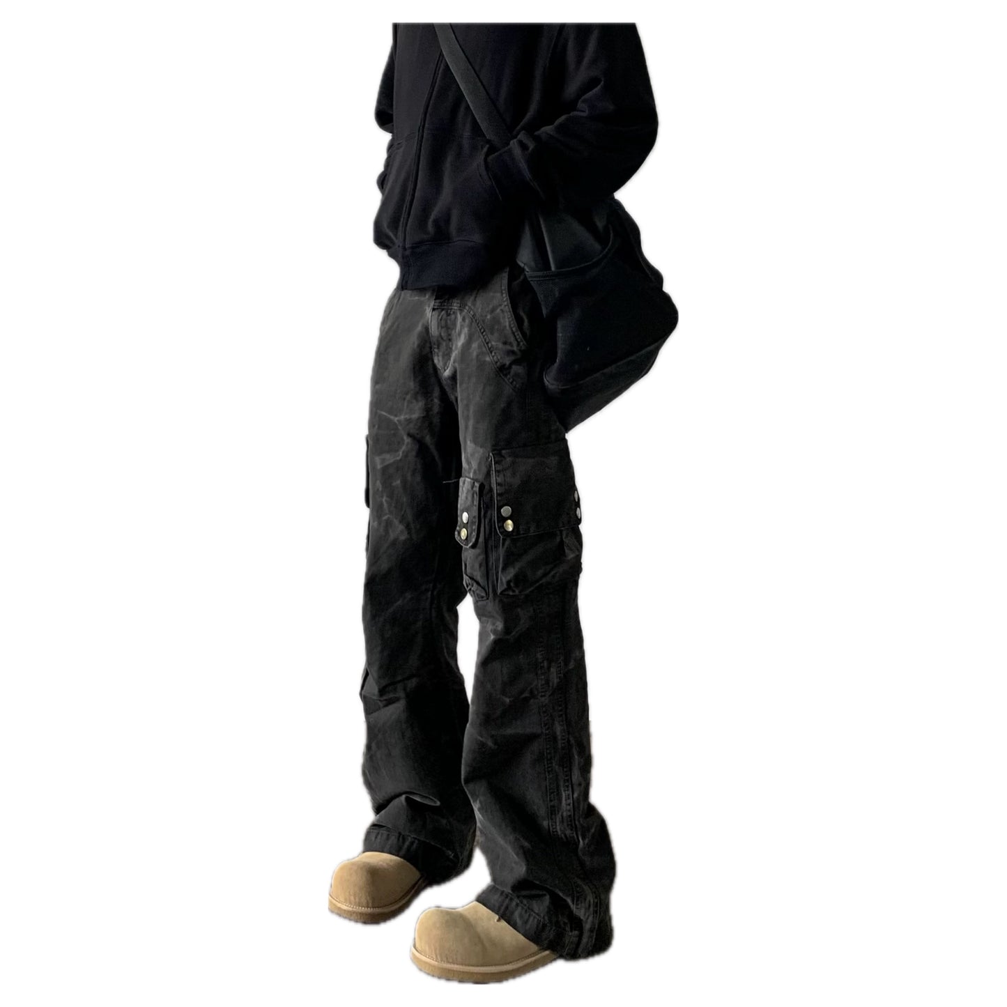 Vice Black Cargo Pants