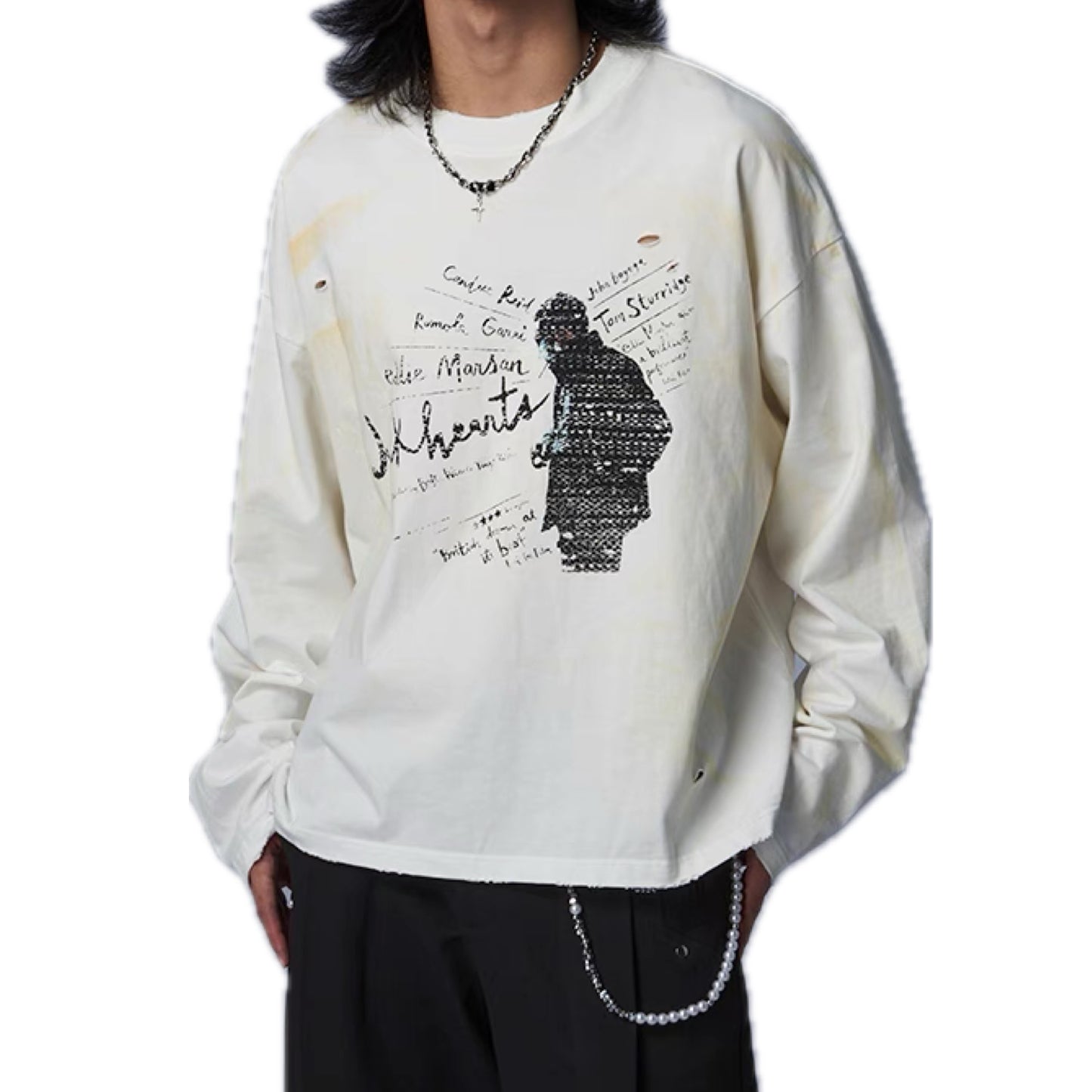 Shadow Script Long Sleeve