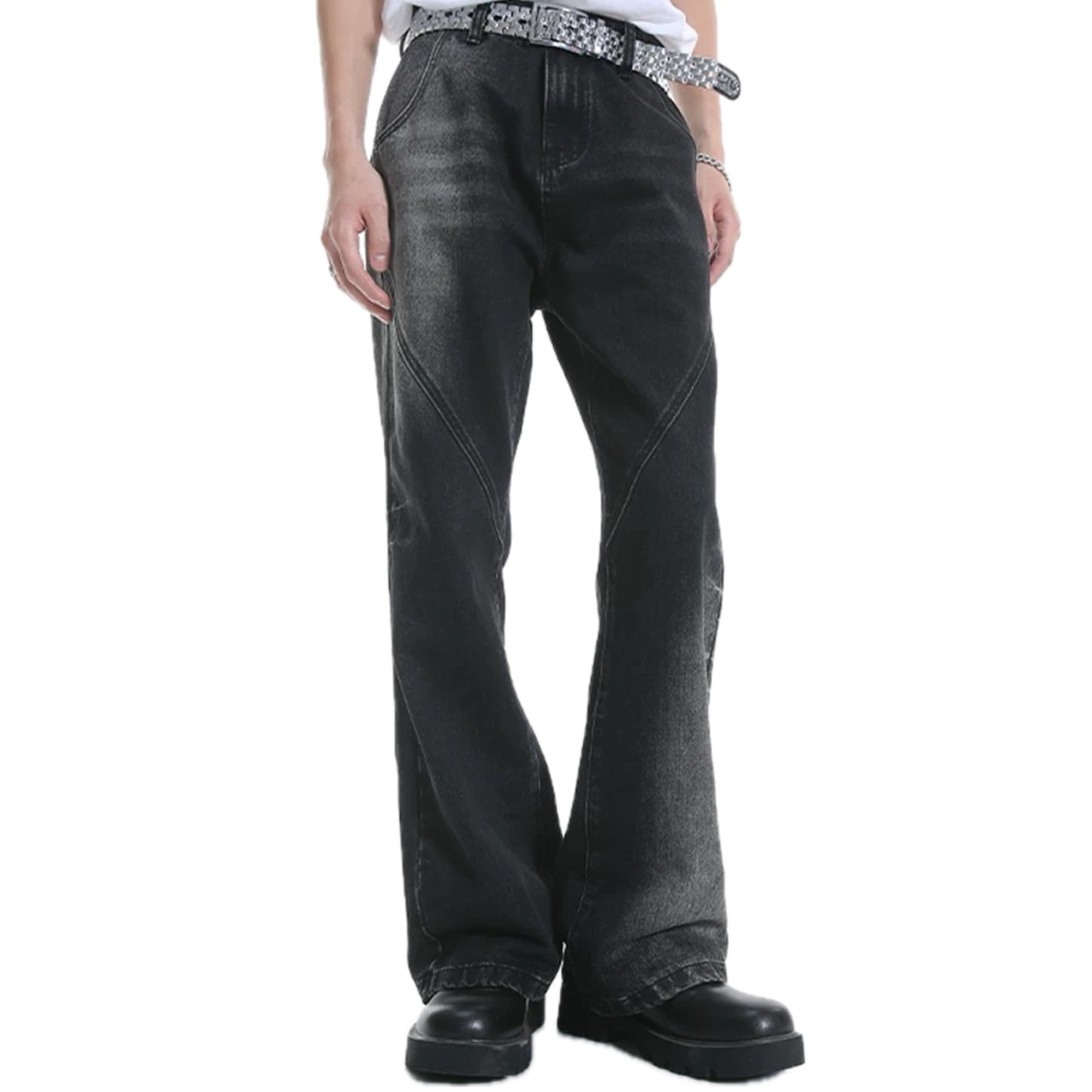 Noir Classic Denim Arc Hose