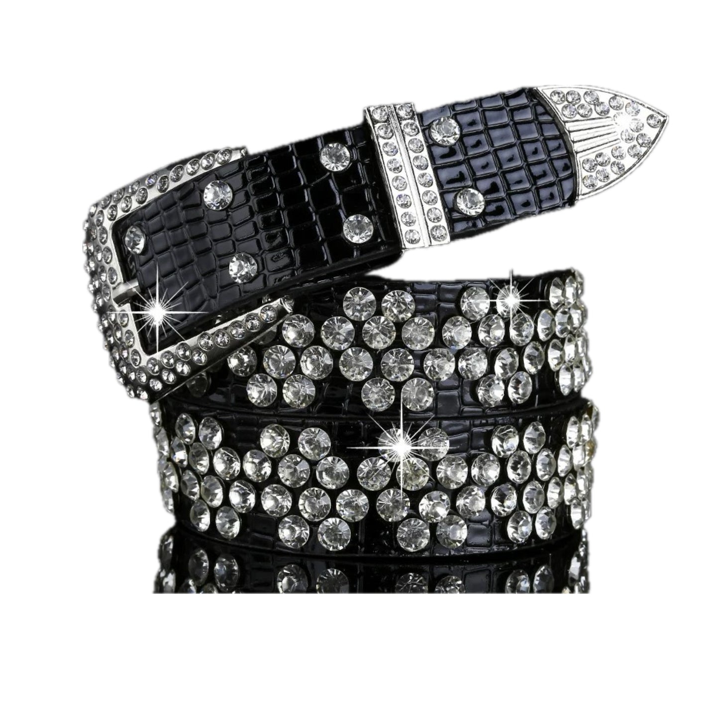 Vice Collection Crystal-Studded Belt