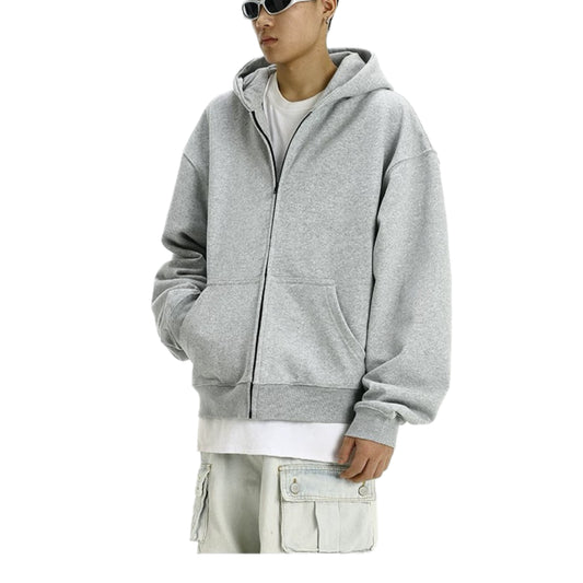 Noir Classic Zip-Up Hoodie